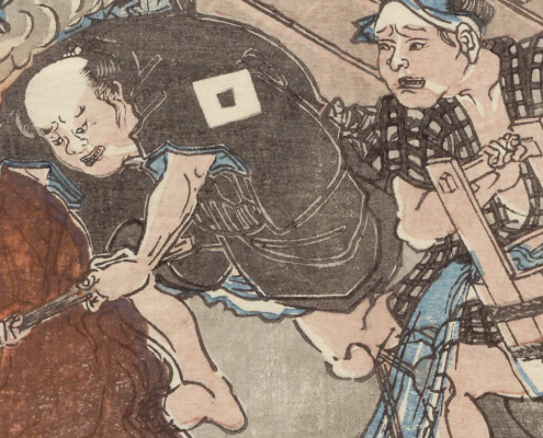 Illustration aus dem Ansei kenmonroku (安政見聞録, Signatur: 42586 ROA)